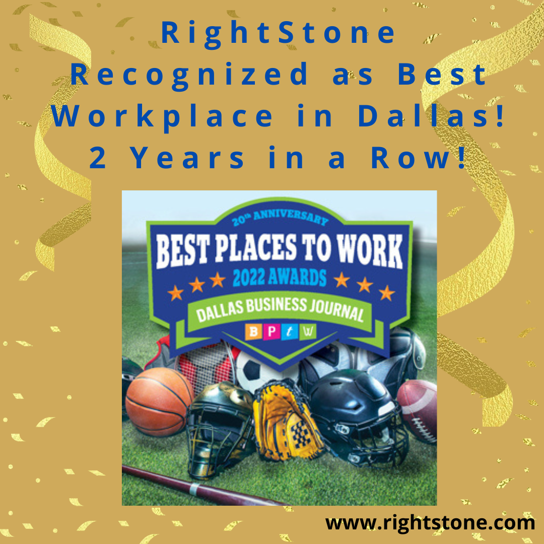 RightStone Best Place to Work in Dallas